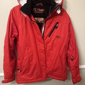 Marker Ltd. Ski Jacket Women's Waterproof Insulated Red Size 8 Excellent
